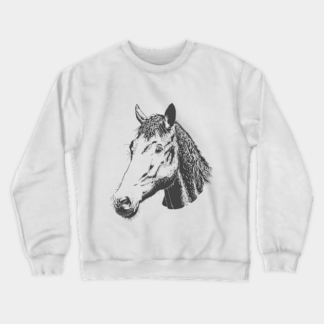 Horse Lovers Crewneck Sweatshirt by CreativeDesignStore